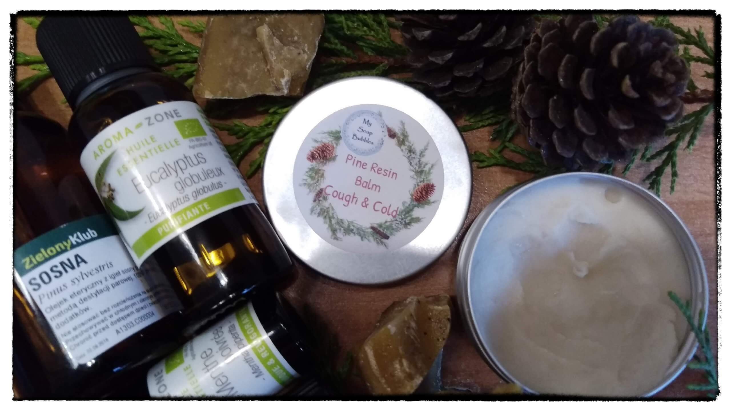 Pine Resin Balm for Cold and Flu