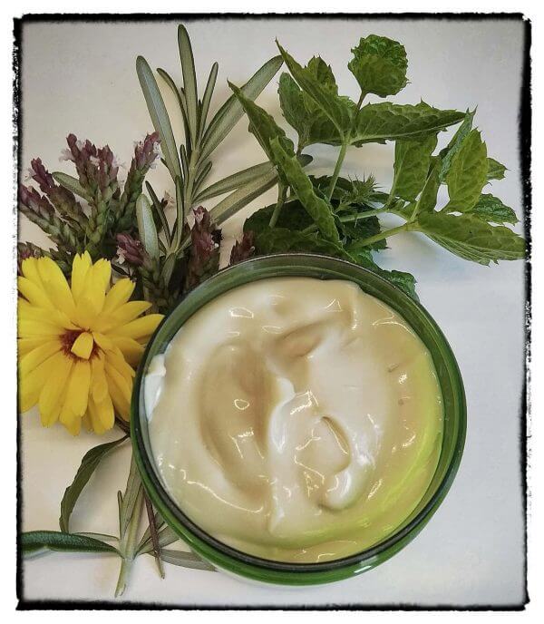 Herbal Foot Cream Mint and Salve